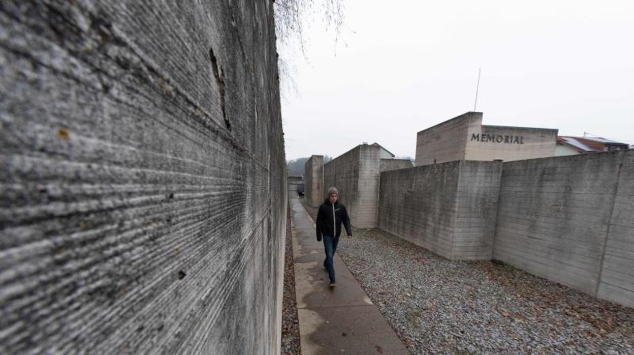 Memorial en el campo de Gusen, dentro del complejo de Mauthausen