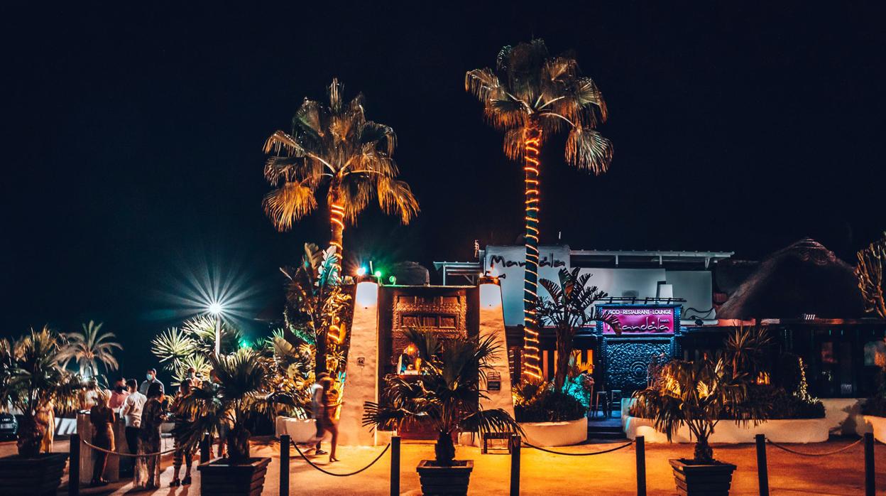 Uno de los locales afectados por el brote de coronavirus en Mojácar.