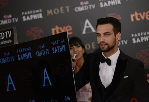 Jesús Castro en la alfombra roja de los Premios Goya