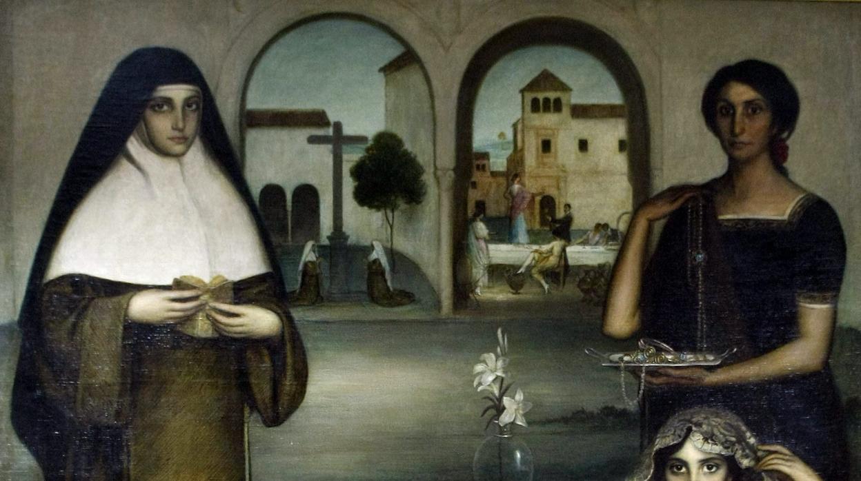«Las dos sendas», el cuadro de Julio Romero de Torres que subastará Christie's