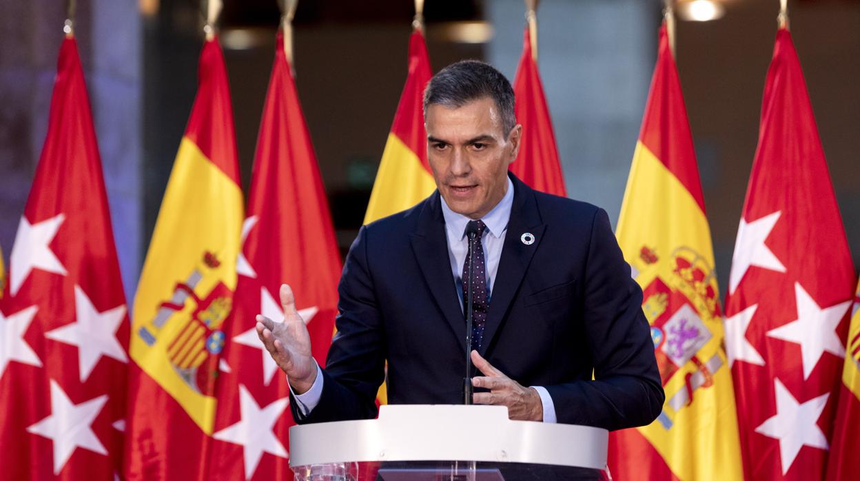 El presidente del Gobierno, Pedro Sánchez