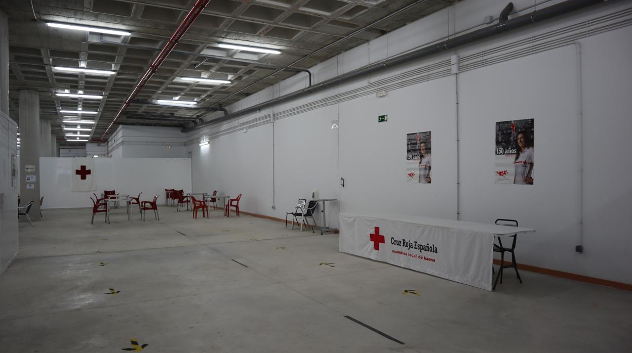 Espacio habilitado en el Centro de Congresos de Baena