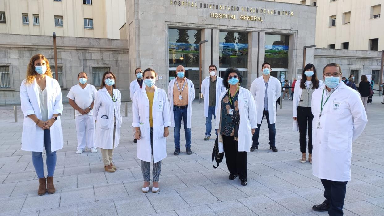 Especialistas de la unidad poscovid del Hospital Virgen de las Nieves de Granada