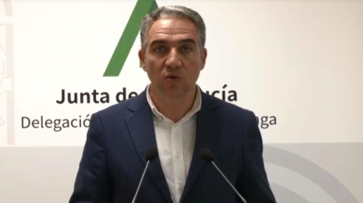 El consejero Elías Bendodo