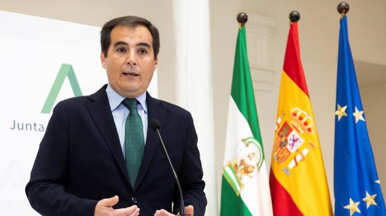 El portavoz del PP en el Parlamento de Andalucía, José Antonio Nieto