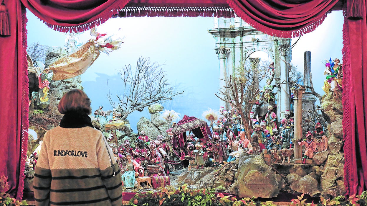 El belén de la Sentencia en la ermita de la Alegría en Córdoba