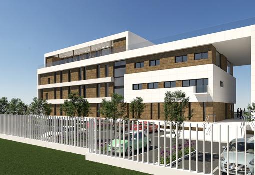 Infografía de la futura sede de Unielétrica