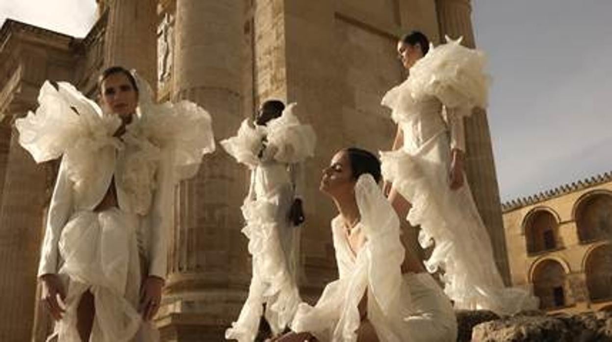 Imagen de algunos de los diseños de Juana Martín inspirados en los Patrimonios de la Humanidad de Córdoba