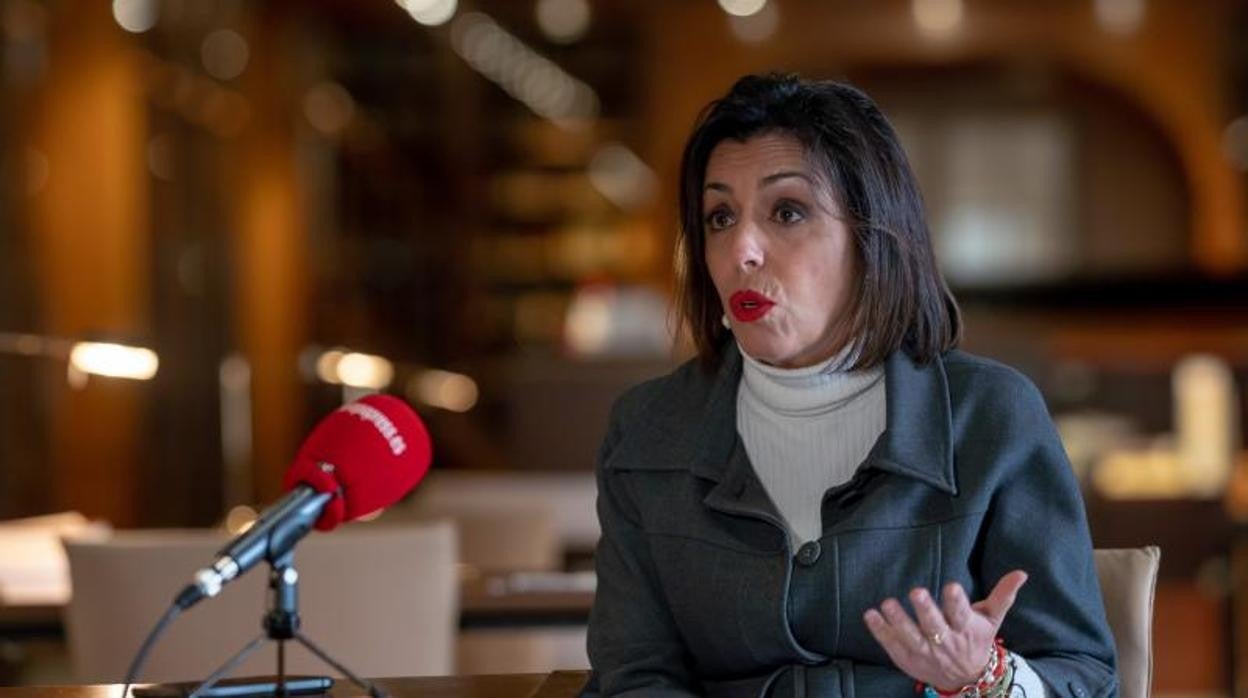 Marta Bosquet durante la entrevista