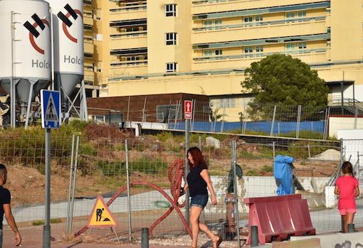 Obras del hospital de Marbella desde el exterior
