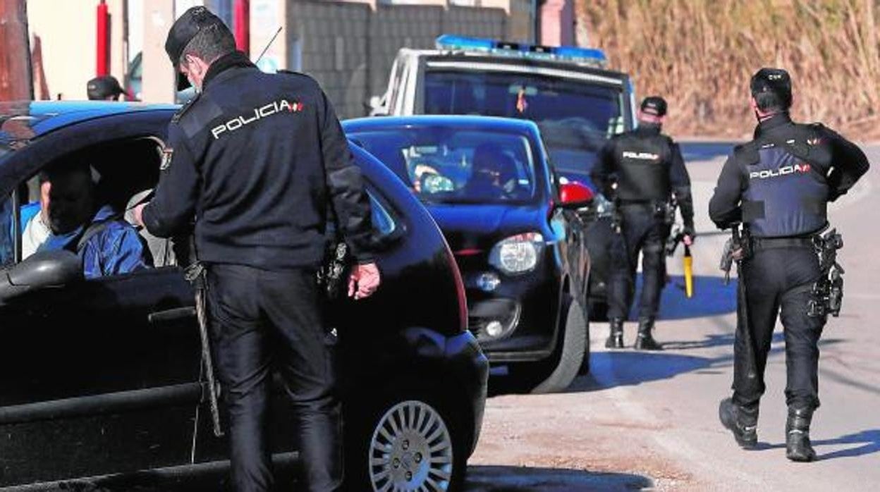 Imagen de archivo de la Policía en Málaga