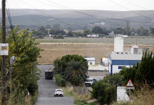 Salida de vehículos por Las Quemadas con la A-4 al frente