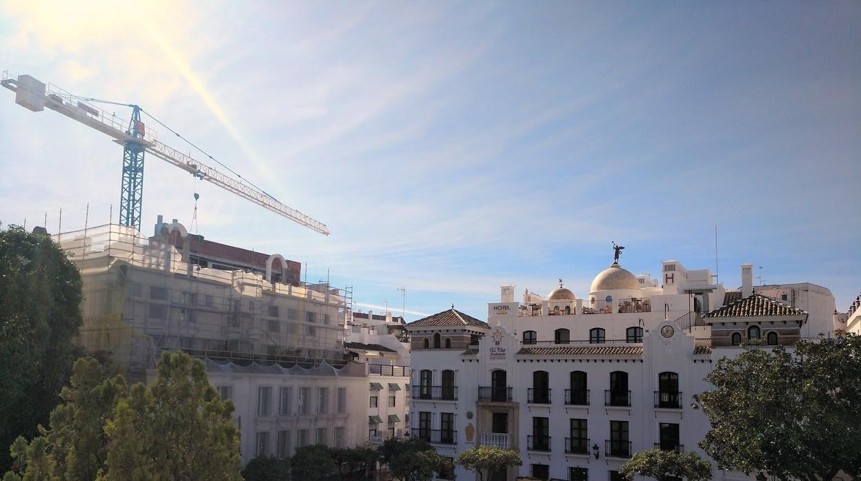Construcción de hoteles en el centro de Estepona