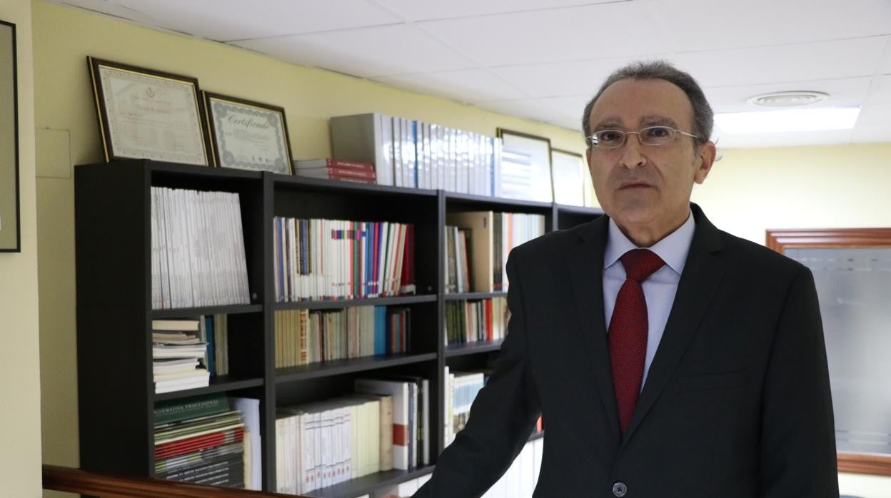 José María Lucena, durante la entrevista con ABC