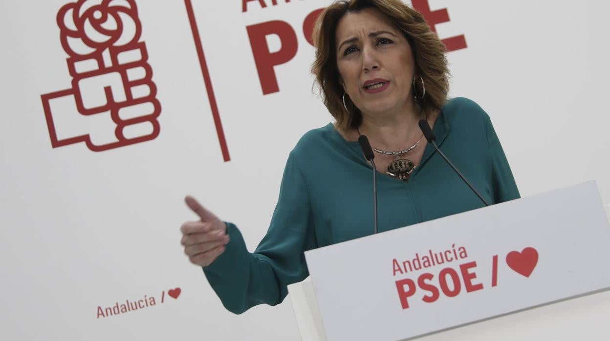 La líder de los socialistas andaluces, Susana Díaz