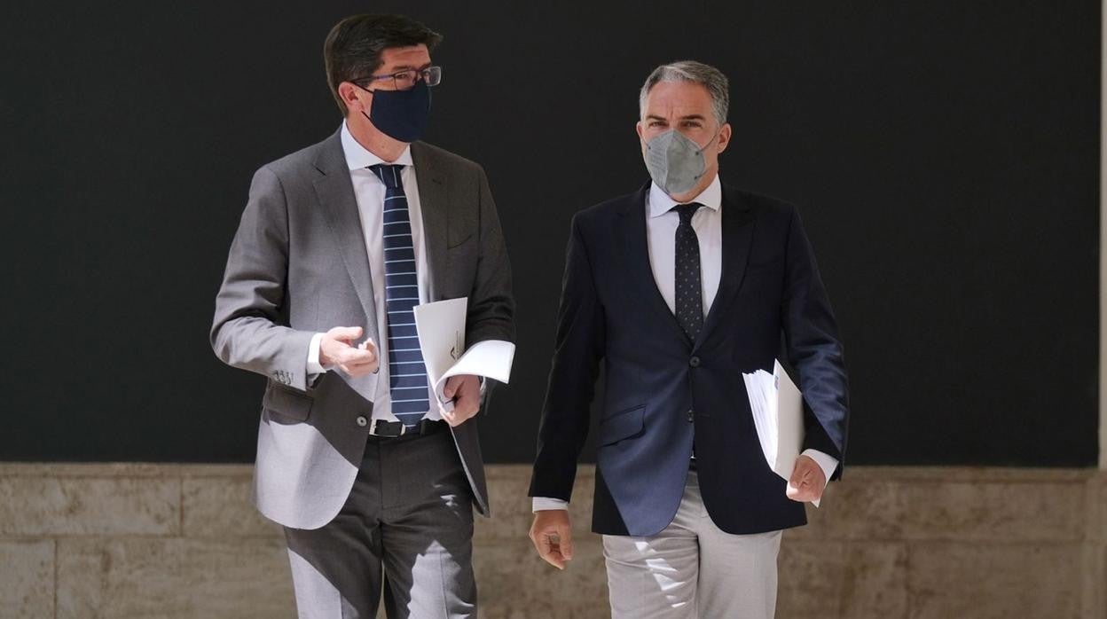 Marín y Bendodo, este martes en Sevilla