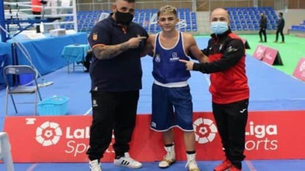 El boxeador cordobés 'Balín' Lozano, campeón de España