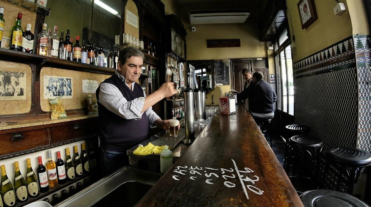 Un bar en el centro de Sevilla