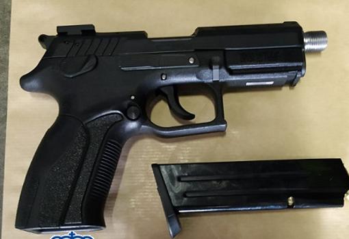 Pistola incautada al homicida
