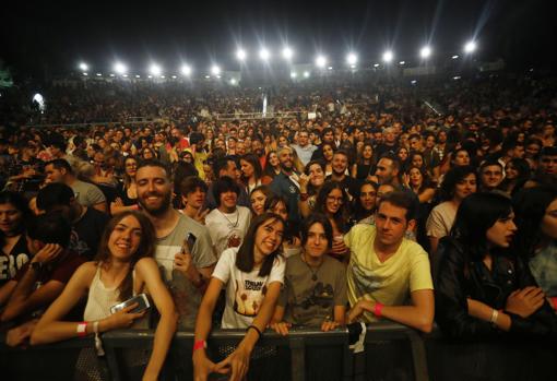 Público en un concierto en la Axerquía antes de la pandemia del Covid