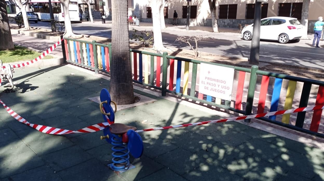 Almería capital volverá a abrir sus parques a partir de mañana tras bajar el nivel de alerta