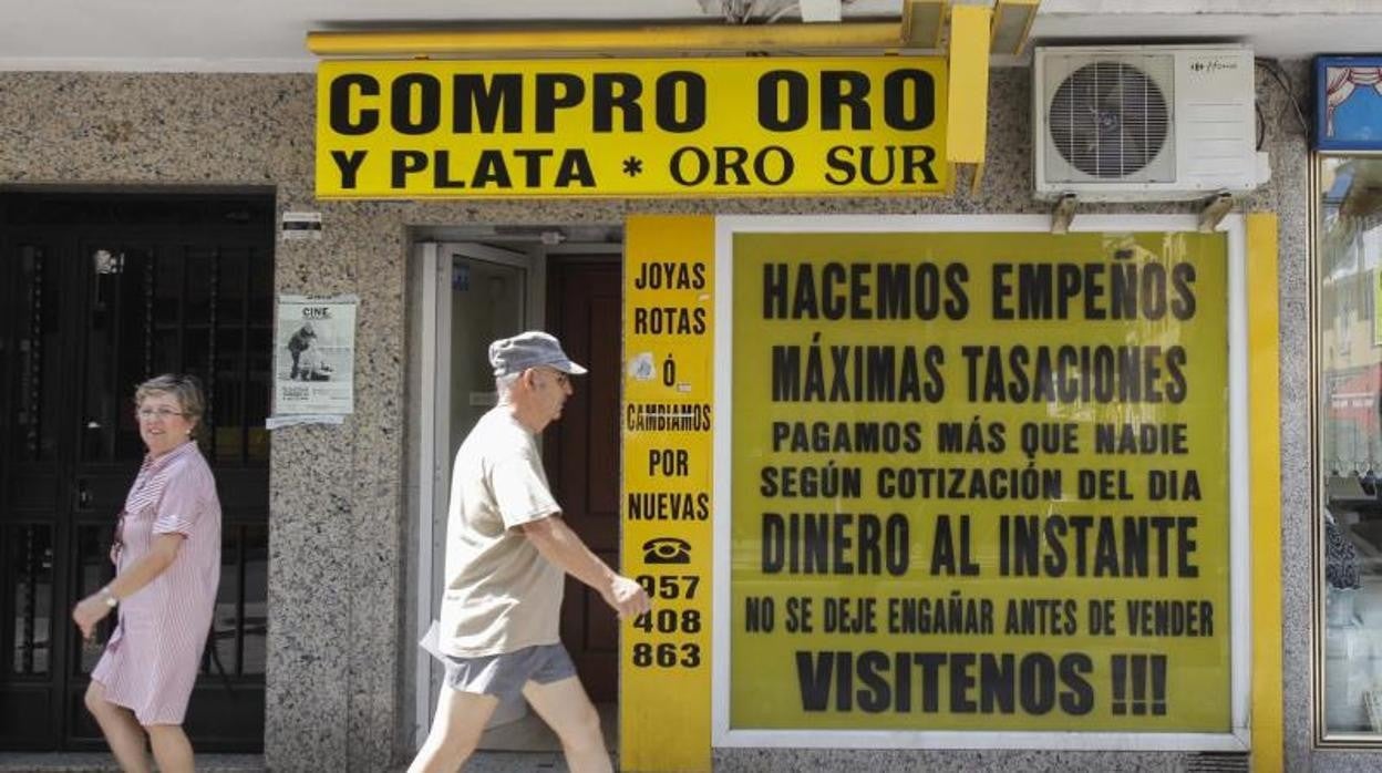 Local de compraventa de oro en Córdoba