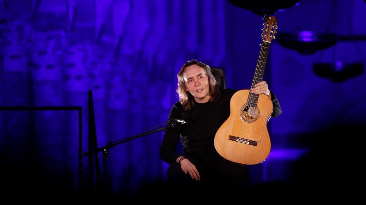Vicente Amigo, durante un concierto en la Mezquita-Catedral de Córdoba