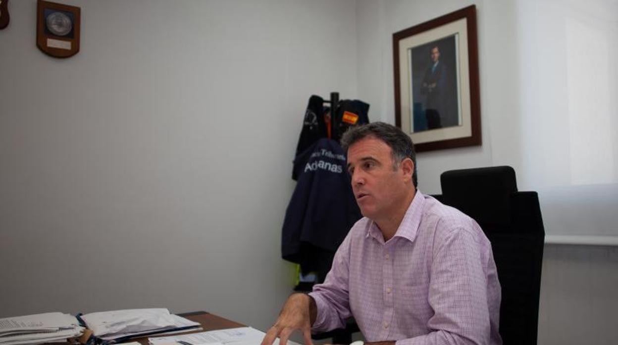 Lisardo Capote, responsable del Servicio de Vigilancia Aduanera en el Campo de Gibraltar