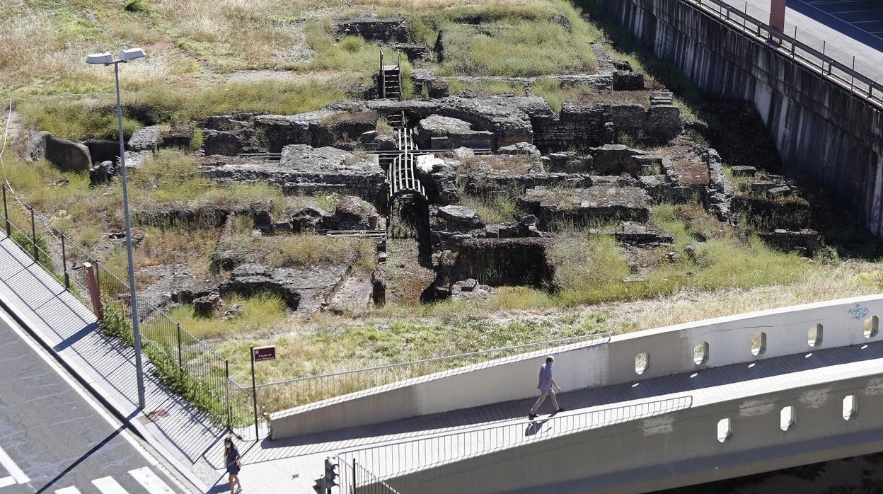 Yacimiento de Cercadilla en Córdoba, con los restos del palacio de Maximiano Hercúleo