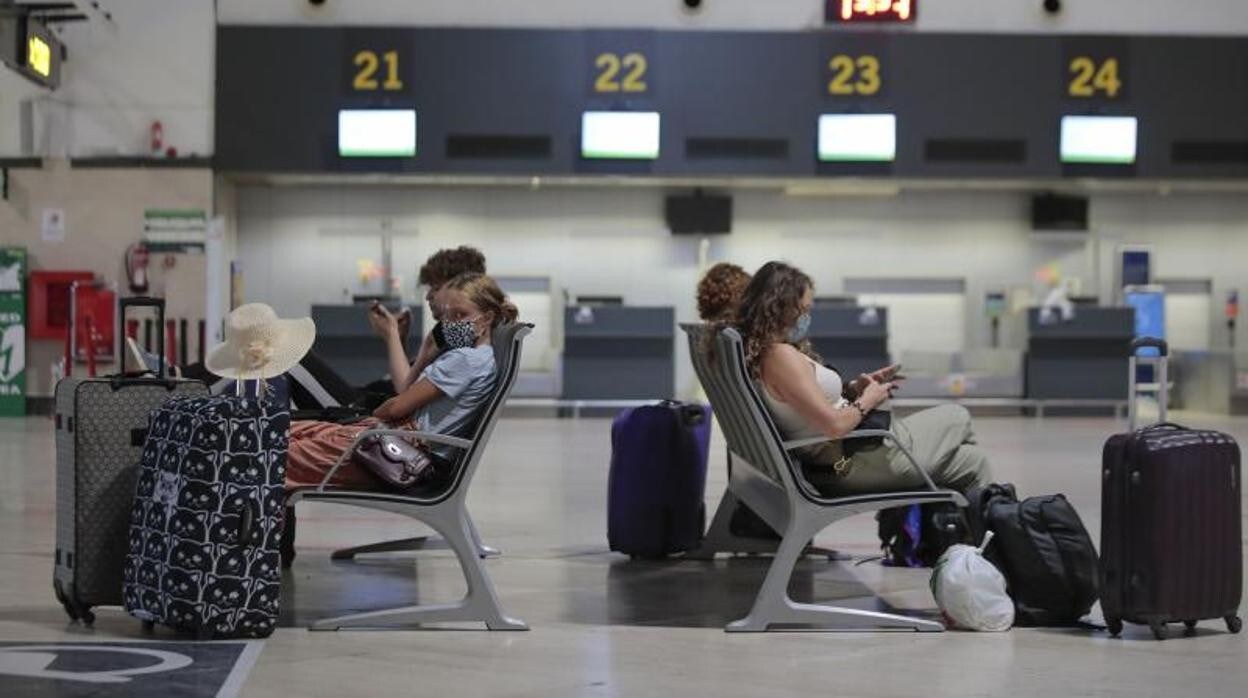 Imagen del aeropuerto de Sevilla durante la pandemia del coronavirus