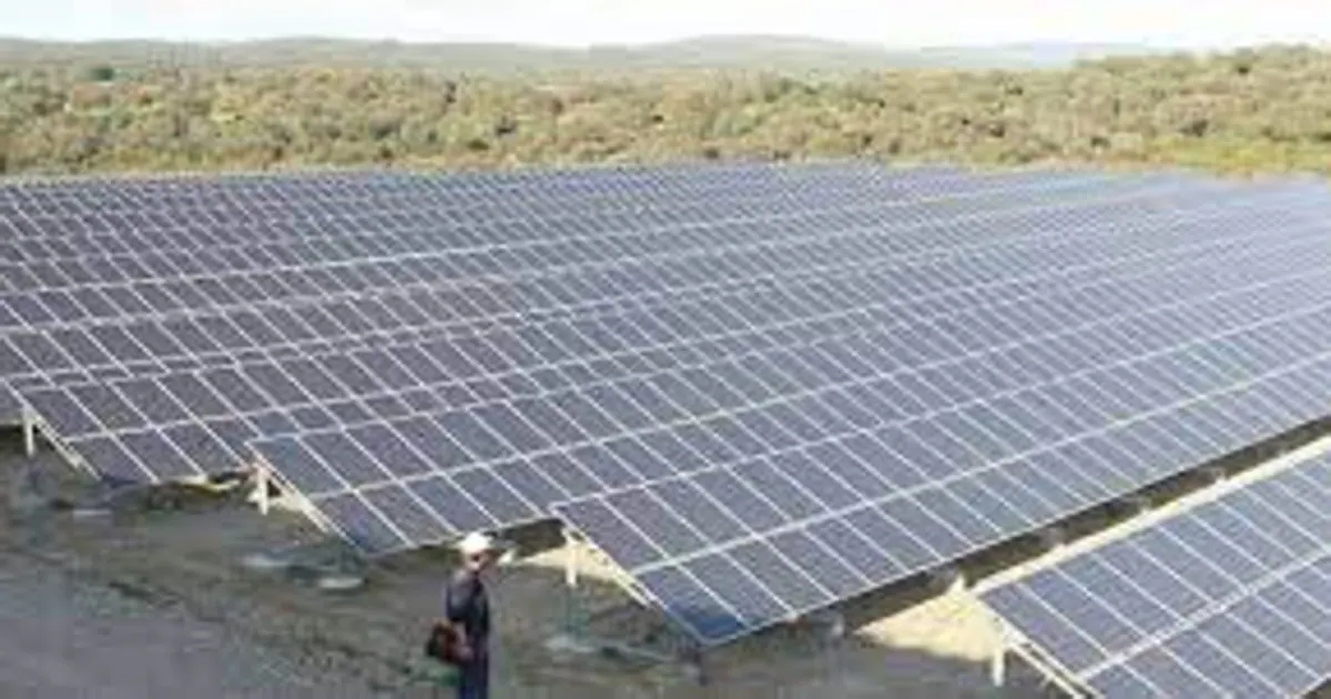 Una planta fotovoltaica en Andalucía