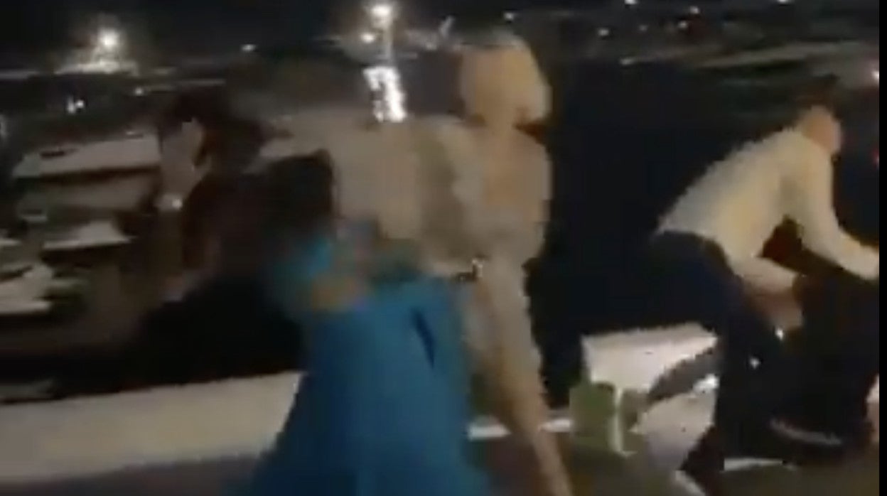 Captura del video que se ha hecho viral en Bélgica