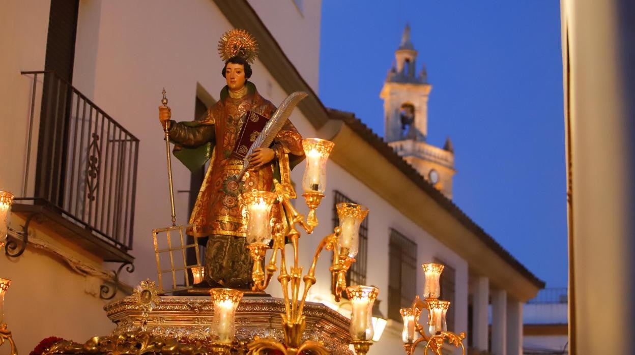 Procesión de San Lorenzo el 10 de agosto de 2019