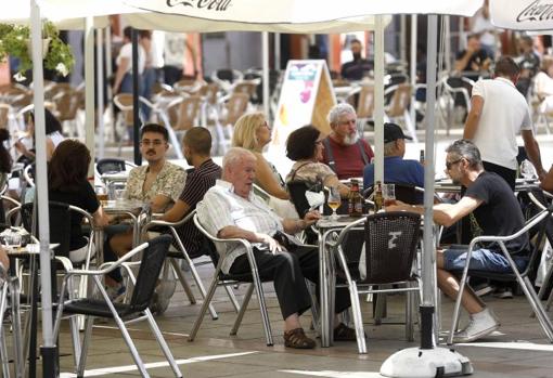 Una terraza en Córdoba este verano
