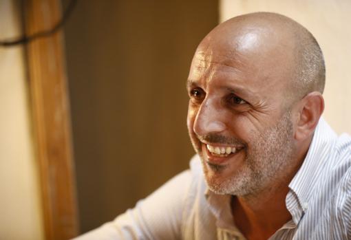 Herminio Membrives, durante la entrevista