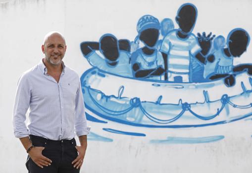 Herminio Membrives, durante la entrevista