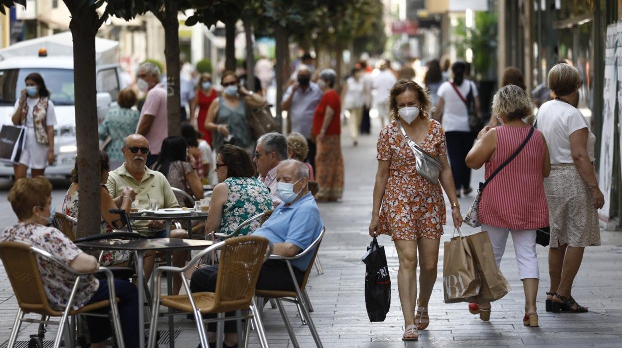 Veladores en el Centro de Córdoba