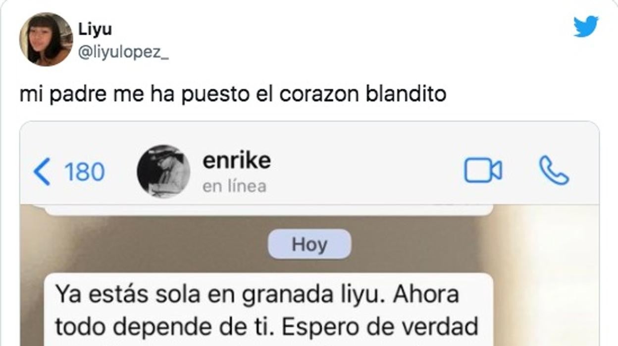 Captura del tweet que ha tenidotanta repercusión