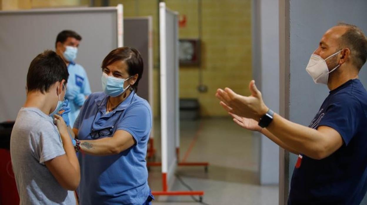 Vacunación exprés contra en Covid en Vistaalegre, Córdoba