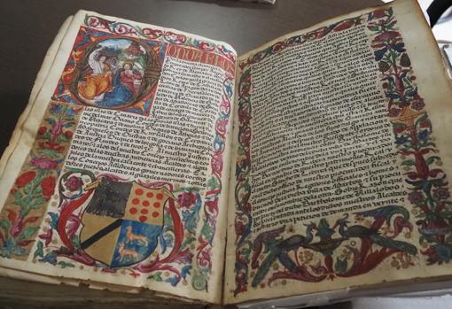 Libro conservado en el archivo histórico de Córdoba
