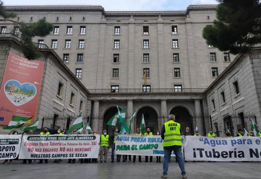 Imagen de la manifestación frente al Congreso de los Diputados el pasado mes de septiembre