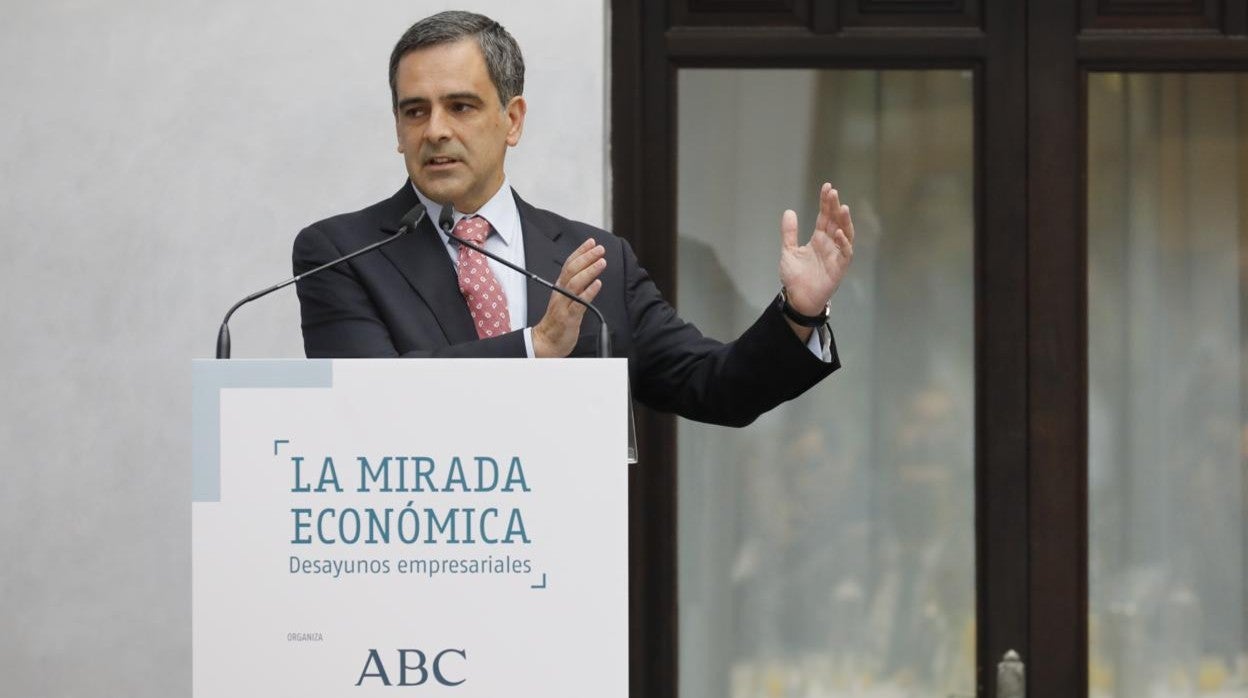 El presidente de Sareb, hoy durante su intervención en la Mirada Económica de ABC Córdoba
