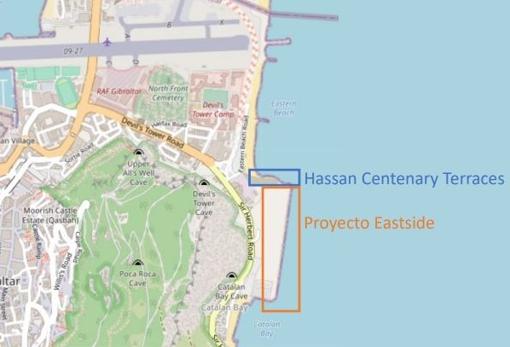 Mapa de la zona donde se desarrollará este proyecto