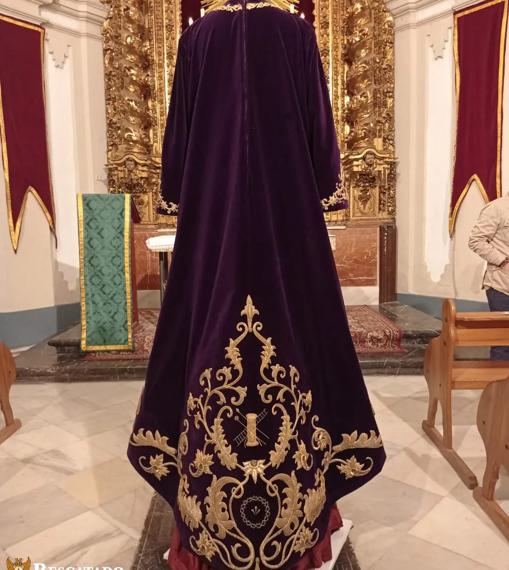 Túnica restaurada del Señor Rescatado