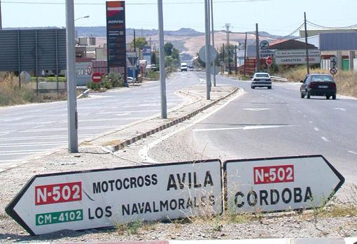 Señalización de la N-502
