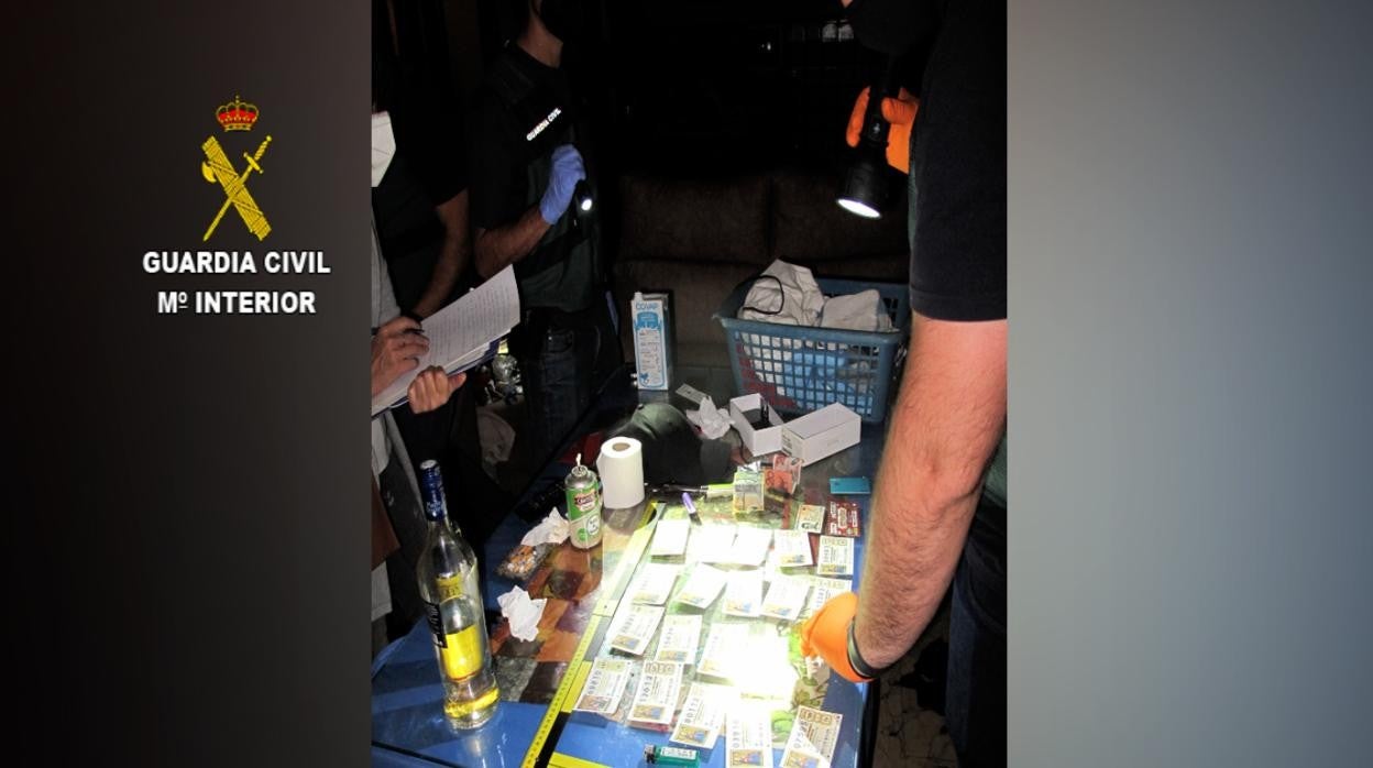 Material robado y hallado en el domicilio del detenido en Peñarroya-Pueblonuevo