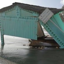Destrozos del último temporal