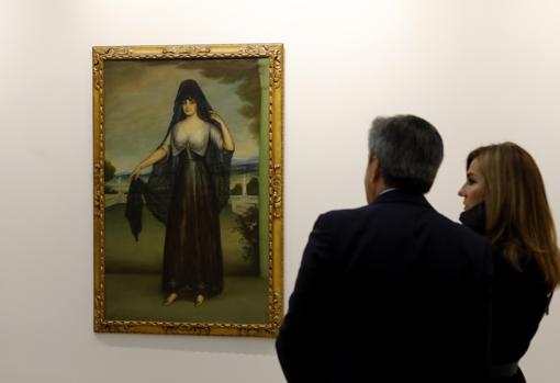 Una de las obras de la nueva sala de Caja Rural del Sur