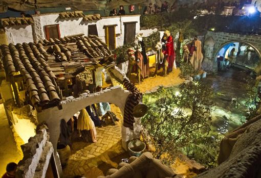 El belén está organizado por la hermandad de Nuestra Señora de los Clarines