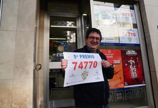 Florencio Díaz en su administración de Pozoblanco